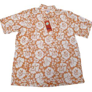 NWT Alfred Shaheen x Reyn Spooner - Men’s L - Vintage Hawaiian Print Aloha Shirt